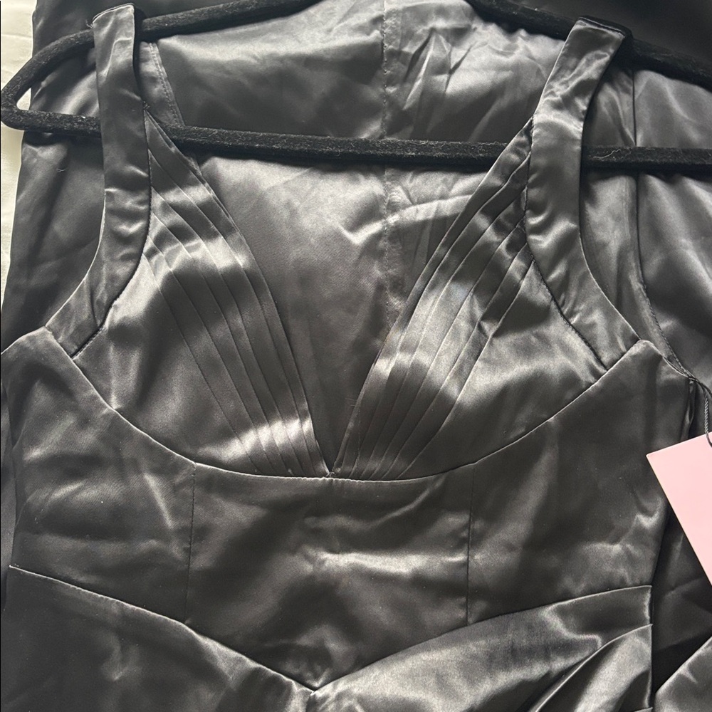NWT Hello Molly Elegant Black Midi Evening Dress - Picture 14 of 14